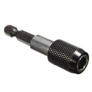 1PC Black 1/4" Hex Shank 60mm Quick Release Magnetic Screwdriver Bit Holder
