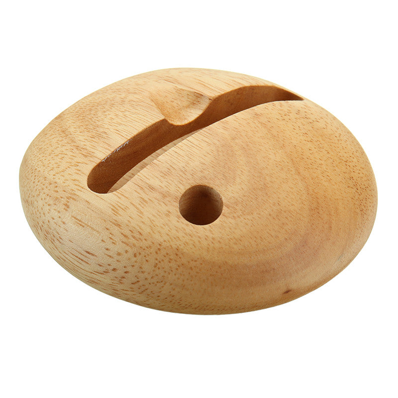 Bakeey Wooden Sound Amplifier Pen Stand Cable Organized Charging Desktop Phone Holder for Xiaomi