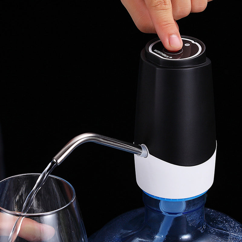 USB Electric Automatic Water Dispenser Pump Portable Rechargeable Gallon Bottle Drinking Machine Button Switch Pump
