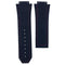 30mm Black Rubber Watch Band Strap For Watch Spring Bar Tool Man Gift