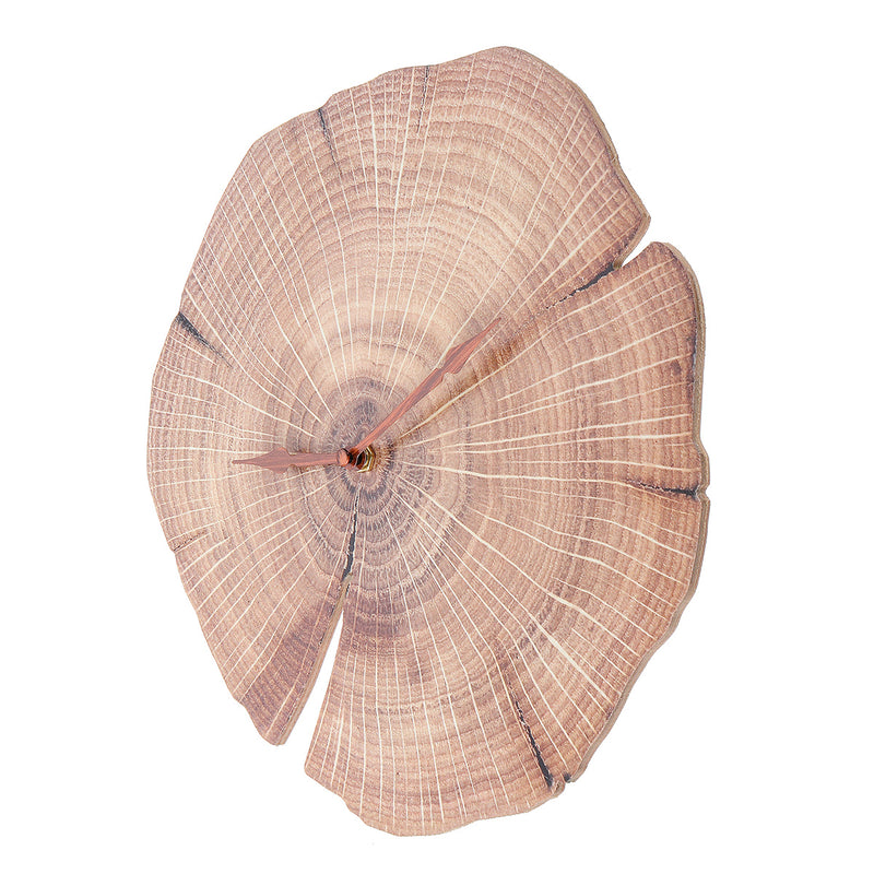 28cm 11'' Retro Round Wooden Wall Clock DIY Room Home Office Bar Decoration