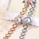 LVPAI Vintage Bracelet Watch Casual Style Crystal Dial Analog Quartz Watch