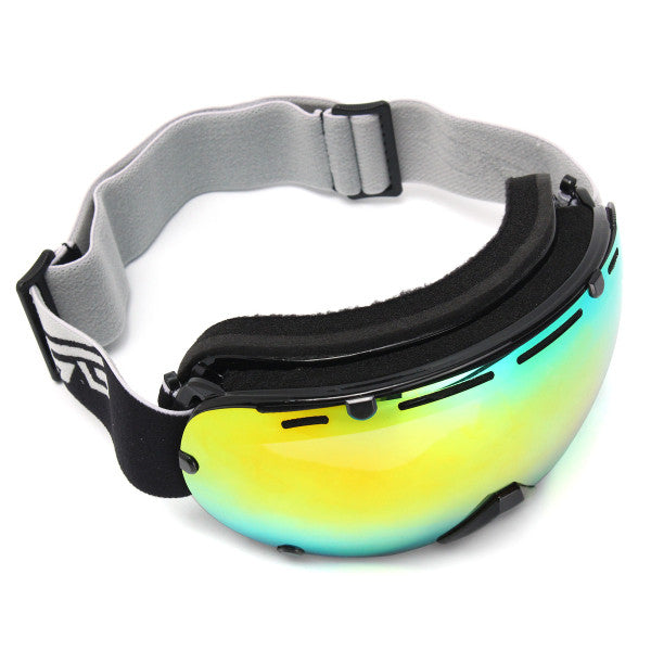 6.9 X 3.7in Ski Mountain Bike Goggles Snowboard Lens Mirror Glasses Windproof Snow Anti-UV Outdoor