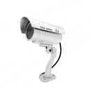 Waterproof Dummy Camera Bullet Flashing Red LED Outdoor Indoor Dummy CCTV Security Simulation Camera Dummy Surveillance Camera System