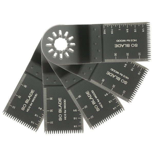 5Pcs 35mm Carbon Steel Long Teeth Saw Blade Oscillating Multitool For Fein Multimaster Bosch Makita