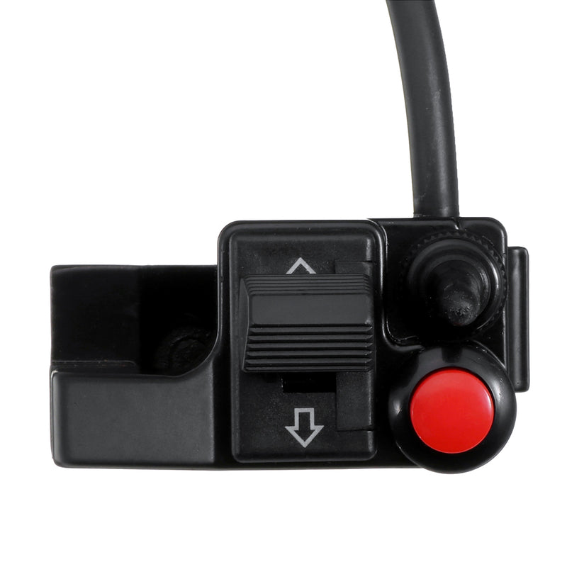 7/8inch 22mm Handlebar Mount Push Button Horn Beam Winker Turn Switch For Motorcycle