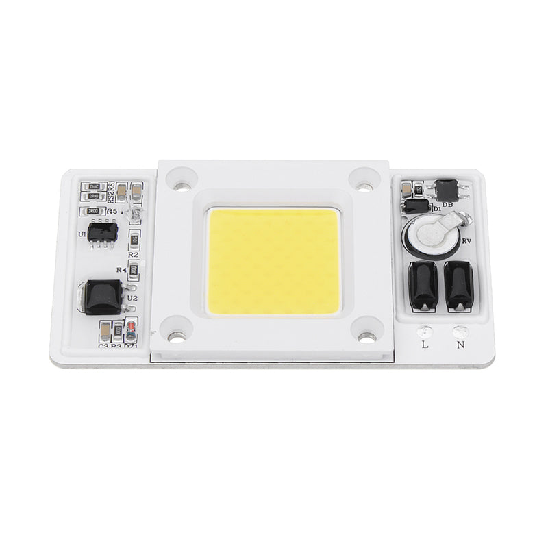 LUSTREON 50W COB LED Chip Waterproof Light Source AC180-300V for DIY Spotlight Floodlight