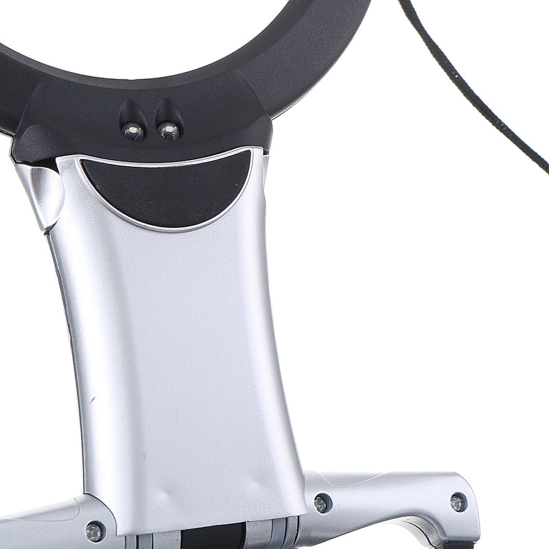 2X/6X Hanging Magnifying Glass Light Desktop LED Lamp Giant Reading Magnifier