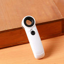 Portable HD Magnifier 45x with LED Light Handheld Identification Jewelry Jade Magnifier