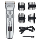 JINDING LED Display Rechargeable Hair Clipper Trimmer Beard Shaver Washable  Ceramic Blade Men Child