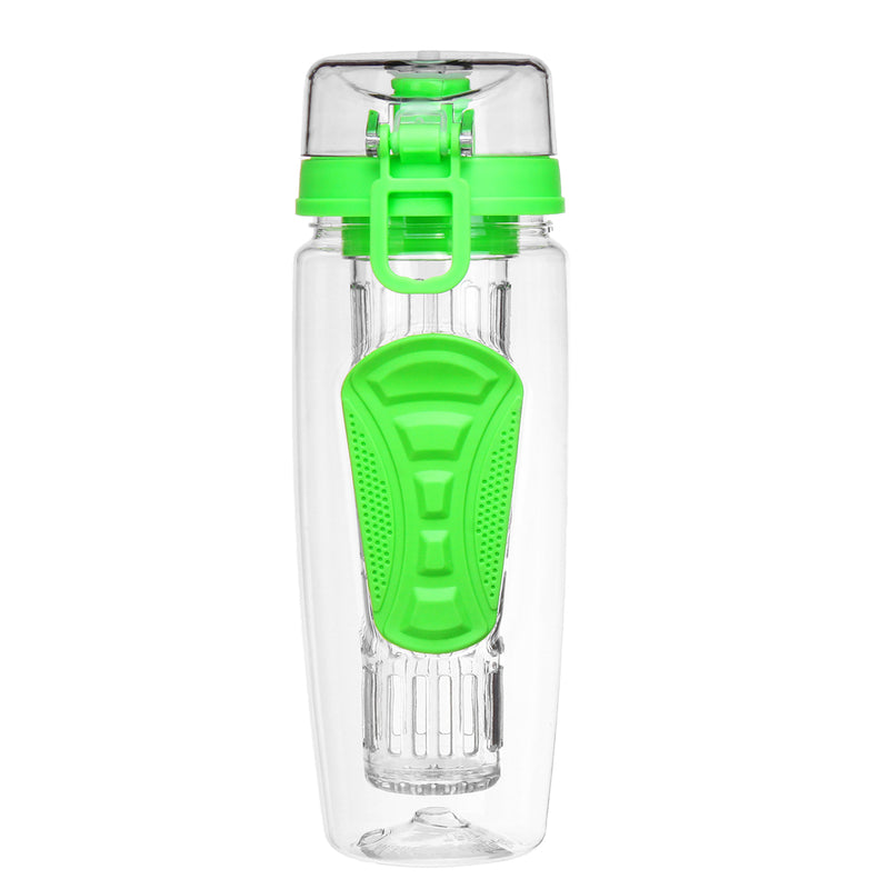 1000ml Sports Bottle Fruit Water Bottle Plastic Portable Outdoor Camping Hand Cup Space Cup