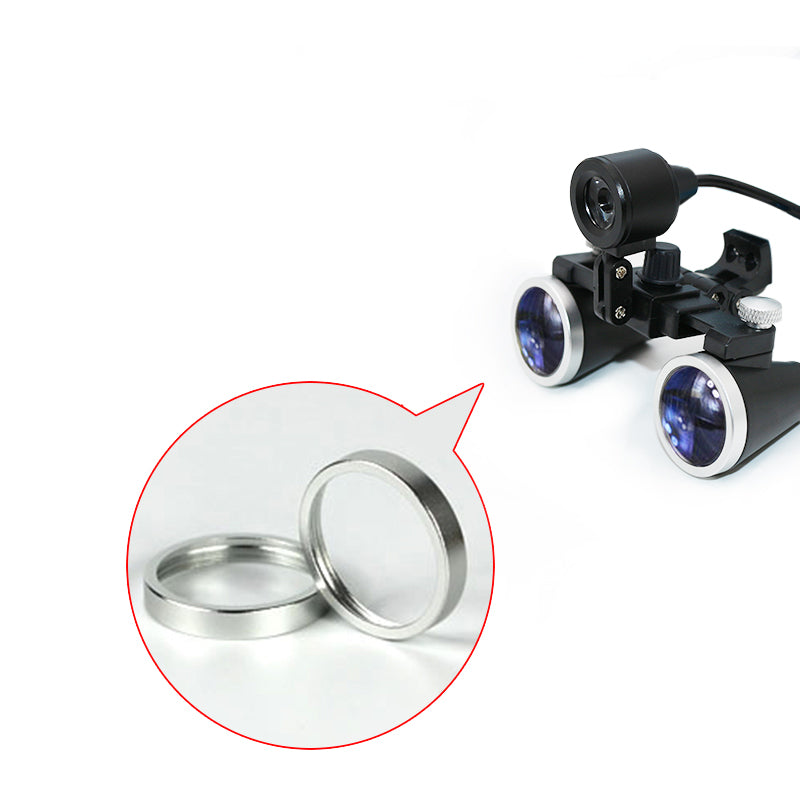 2.5X/3.5X Magnification Binocular Dental Loupe Surgery Surgical Magnifier with Headlight LED Light Medical Operation Loupe Lamp