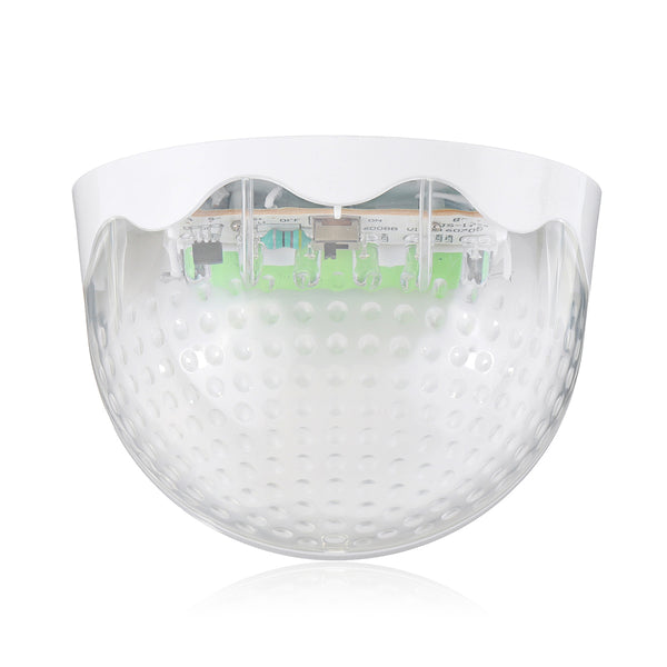 6 LED Garden Porch Solar Power Wall Lamp White Light Auto Light Sensor Outdoor Yard Decor Lamp