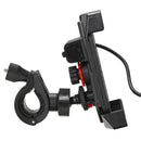 12-24V2.1A Universal Phone GPS USB Chargeable Holder For Electric Scooters Motorcycle Bike Bicycle