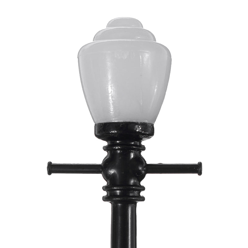 10Pcs/Set Railway Lamppost Lamps Street Light HO Scale LED Light