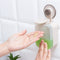 Vacuum Suction Cup Soap Dispenser Wall-mounted Punch-free for Bathroom Kitchen Dish Washing Liquid