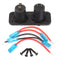 DC12-24V Waterproof Dustproof Dual Usb Port + LED Digital Volt Meterr + Ammeter