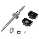 SFU1605 Ball Screw Length 250mm with 1 Set BK/BF12 Supports and 6.35mm x 10mm Coupler for CNC