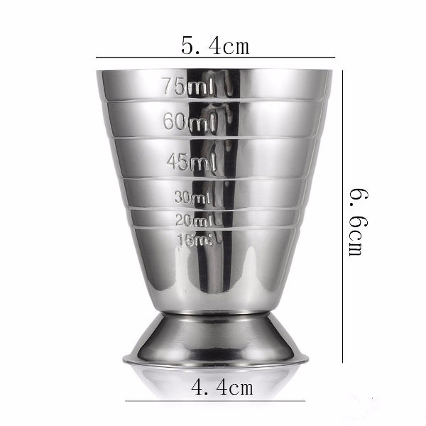 Stainless Steel Multi Level Measure Cup For Bar Craft Pourer Measuring