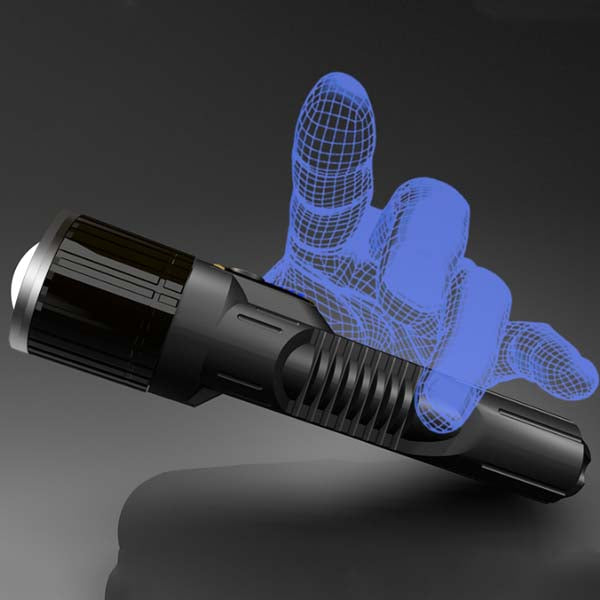 WARSUN Z3 Powerful Brightness USB Rechargeable Outdoor Hunting LED Flashlight + Power Bank