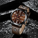 CRRJU 2215 Chronograph Casual Style Men Wrist Watch Luminous Display Quartz Watch