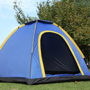 Outdoor 3-4 People Camping Tent Instant Pop-up Waterproof Large Family UV Sunshade Canopy