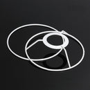 E27 9.5-40cm Circular Lampshade Frame Ring Set Lamp Light Shade DIY Kit