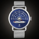 TOMORO TMR1019 Unique Design Men Wrist Watch Stainless Steel Strap Calendar Quartz Watch