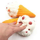 GiggleBread 2PCS Ice Cream Cone Squishy 19*10cm Original Packaging Slow Rising Collection Decor Toy