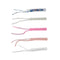 ZANLURE 12pcs 55mm TPR Fishing Lure 5 Colors Simulation Fishing Bait