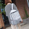 15L Canvas Backpack Student School Rucksack Shoulder Bag Outdoor Travel