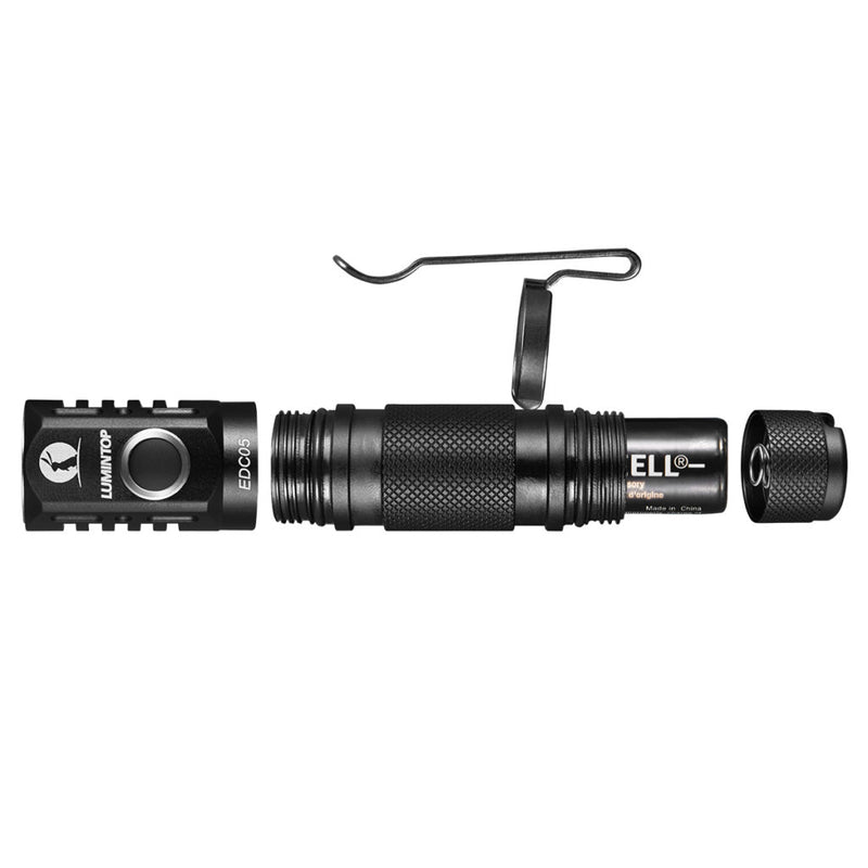 LUMINTOP EDC05 XP-L 800Lumens Magnetic Tail EDC LED Flashlight AA/14500