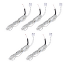Anet 5pcs NTC 3950 100K ohm Thermistor Temperature Sensor with 1.1m Cable for RepRap Prusa i3 3D Printer