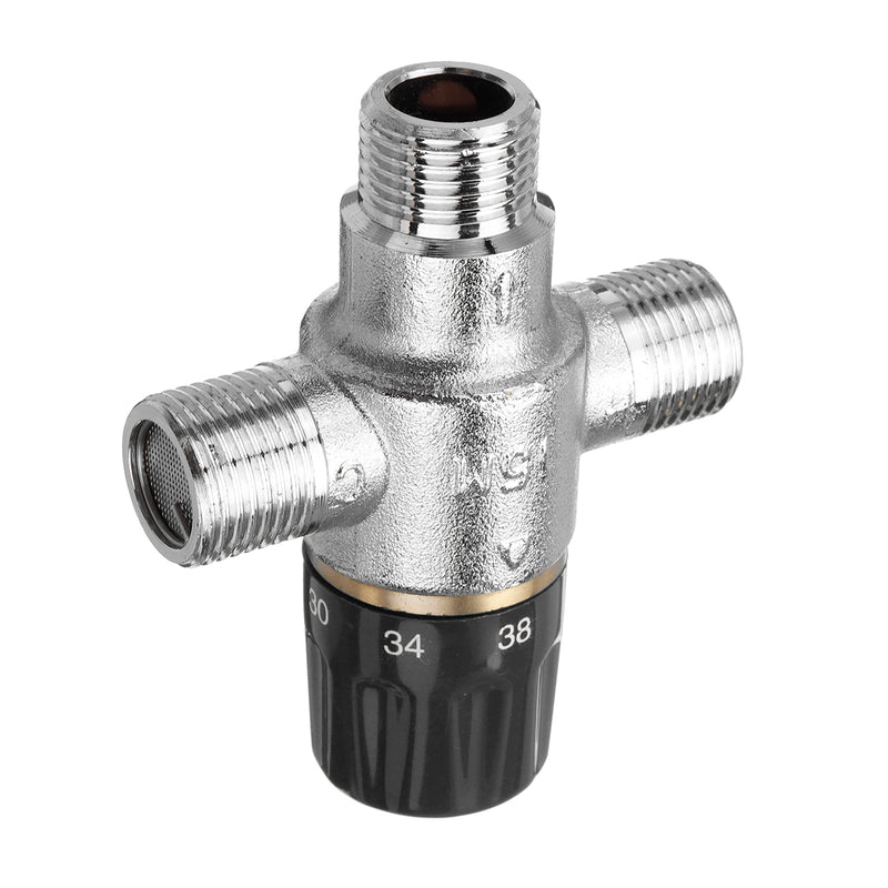 Full Copper Temperature Mixing Valve Thermostatic Core Thermostatic Shower DN15 16m/h