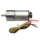 CHIHAI MOTOR GM25-370 DC Gear Motor 6V 100/210/300RPM Encoder Motor