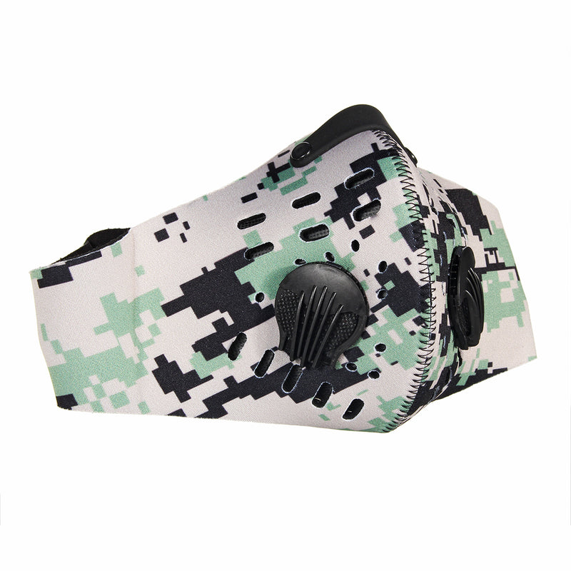 Colorful Windproof Anti-dust Sport Mouth Mask with Activated Carbon Filter