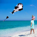 Outdoor 3D Whale Software Kite Cartoon Animal Kites Single Line With Handle