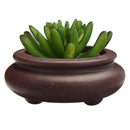 Garden Chinese Style Zisha Flower Pot Mini Round Pot Indoor Bonsai Succulent Plants Pot