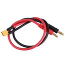 30cm RJXHOBBY 12AWG XT30 Male Connector to 4mm Banana Plug Battery Charger Cable