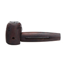 New Hammer Shape Black Sandalwood Pipes with Cleaning Stick