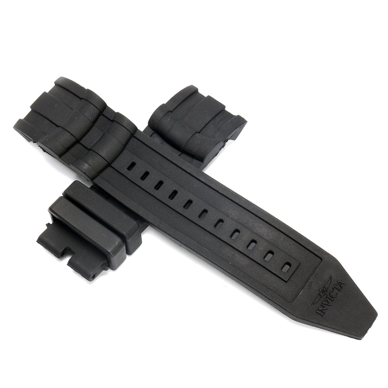 Replacement Black Rubber Watch Strap Band For Invicta Men's 6977 Pro Diver Collection