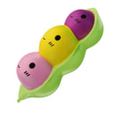 Colorful Pea Doll Squishy charm 15cm Slow Rising With Packaging Collection Gift Soft Toy