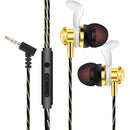 ACZ X8 3.5mm Wired Control Earphone In-ear Heavy Bass Earbuds with Mic for iPhone Xiaomi Huawei