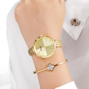 CURREN 9043 Simple Style Ladies Wrist Watch Stainless Steel Band Quartz Watches