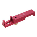 T1/T2 Aluminum Alloy Sawtooth Ruler Woodworking Gap Gauge Depth Measuring Ruler Marking Gauge Table Saw Slot Adjuster Mortise and Tenon Tool Tenonmaker