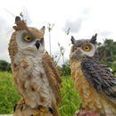 Synthetic Resin Owl Outdoor Hunting Decoy Garden Yard Landscape Decorations