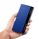 For Samsung Galaxy A70 2019 Case Bakeey Foldable Smart Sleep Window View Stand Flip PU Leather Protective Case