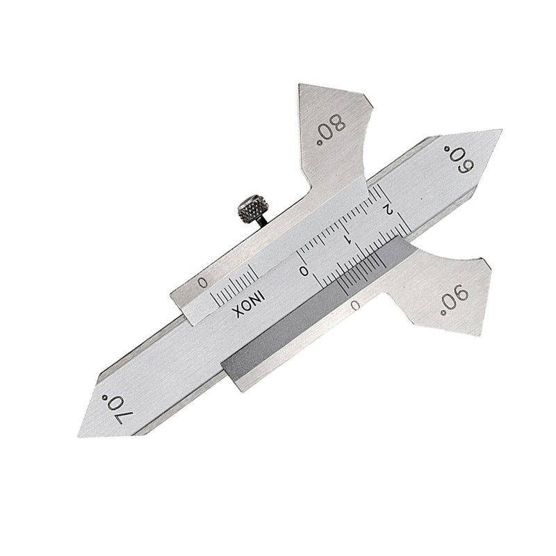 Machifit Welding Gauge Weld Inspection Gage Weld Seam Bead/Fillet/Crown Test Ulnar Ruler 60 70 80 90 Degree Angle Measure