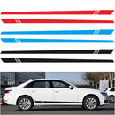 2PCS Universal Car Auto Long Stripe Decals Both Side Body Viny Wrap Stickers