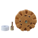 Pneumatic Removal Discs Remover Pinstripe Rubber Wheels Eraser Pad for Grinder